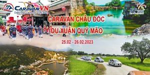 Hinh anh tour caravan Chau Doc Du Xuan Np Tour 2502