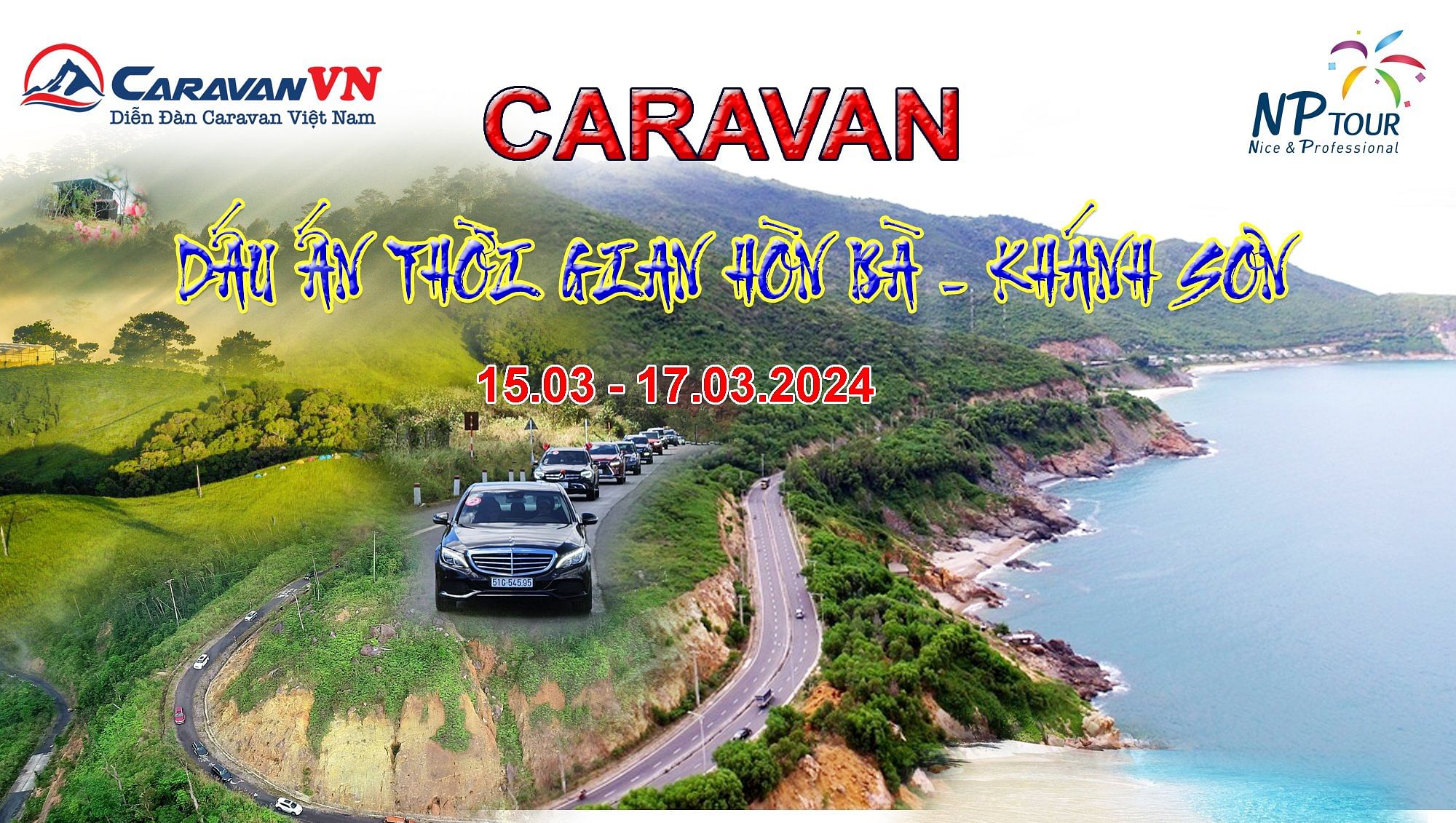 Hinh anh tour caravan dau an thoi gian hon ba khanh son np caravan tour 151703